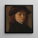 Retrato de un Niño - Adriaen van Ostade — cuadro enmarcado en la pared