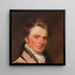 Retrato de un caballero - Gilbert Stuart — cuadro enmarcado en la pared