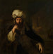 Portrait of a Man in Oriental Attire - Christian Wilhelm Ernst Dietrich — artwork view