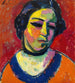Retrato de una mujer - Alexej von Jawlensky — vista de la obra