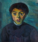 Retrato de una niña - Alexander Kanoldt — vista de la obra
