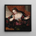 Retrato de una dama - Cornelis de Vos — cuadro enmarcado en la pared