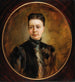 Retrato de una dama - Franz von Lenbach — vista de la obra