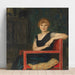 Reproducción del cuadro Retrato de una dama - Franz von Stuck