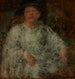 Retrato de una dama con gafas - Olga Boznanska — vista de la obra