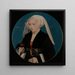 Retrato de una mujer - Barthel Bruyn el Mayor — cuadro enmarcado en la pared