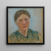 Retrato de una mujer - Wilhelm Legler — cuadro enmarcado en la pared