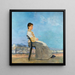 Portrait of a Roman woman on a flat roof in Rome - Max Klinger — wall display of the artwork