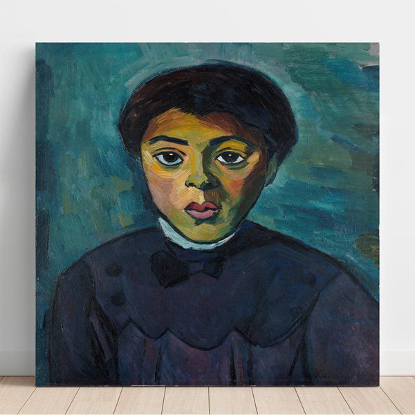 Reproducción del cuadro Retrato de una niña - Alexander Kanoldt