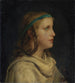Retrato de una niña de perfil - Albert Anker — vista de la obra