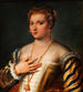 Retrato de una joven veneciana - Francesco Montemezzano — vista de la obra