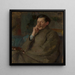 Portrait of Franciszek Mczyski 1874-1947, architect - Olga Boznanska — framed artwork on a wall