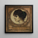 Retrato de Gemma Bierbaum - Franz von Stuck — cuadro enmarcado en la pared