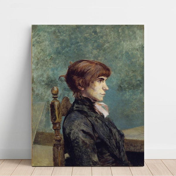 Portrait de Jeanne Wenz - Henri de Toulouse-Lautrec | Reproduction Tableau Décoration murale affiche copie
