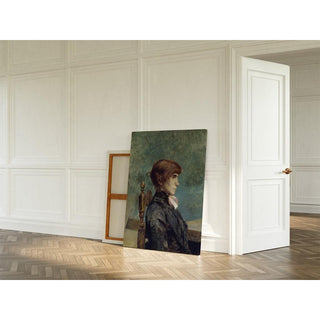 Portrait de Jeanne Wenz - Henri de Toulouse-Lautrec | Reproduction Tableau Décoration murale affiche copie