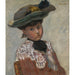 Reproducción del cuadro Retrato de una Joven Mujer con sombrero de oro - Pierre Bonnard