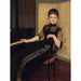 Reproducción del cuadro Retrato de Jonkvrouwe Maria Francisca Louisa Dommer van Poldersveldt - Fernand Khnopff