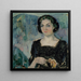 Portrait of Mrs. Bertha Stenman - Jalmari Ruokokoski — wall display of the artwork