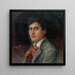Retrato de Ren Alexandre 1885-1946, socio de la Comédie-Française en el papel de Tascheron de La Brebis perdue - Louis Douard Fournier — cuadro enmarcado en la pared