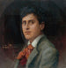 Retrato de Ren Alexandre 1885-1946, socio de la Comédie-Française en el papel de Tascheron de La Brebis perdue - Louis Douard Fournier — vista de la obra