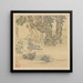 Retrato de Zhongqing en un paisaje - Chen Hongshou — cuadro enmarcado en la pared