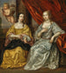 Portrait of Two Nobles with Cupid - Jan Mijtens — artwork view