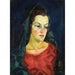 Reproduction of the painting Portrait of a woman (Ludmilla Allik) - Konrad Mägi