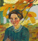 Retrato de una joven - Leo Putz — vista de la obra