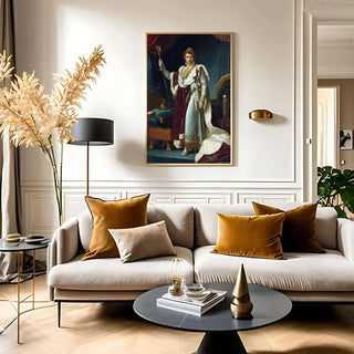 Portrait de l'Empereur Napoléon Ier réalisé de François Gérard | Reproduction Tableau Décoration murale affiche copie