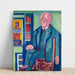 Reproducción del cuadro Retrato del Doctor Carl Hagemann - Ernst Ludwig Kirchner