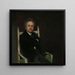 Retrato del compositor Edvard Grieg - Eilif Peterssen — cuadro enmarcado en la pared
