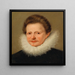 Retrato del enano de la corte Farnese Giangiovetta - Johann Gersmueter — cuadro enmarcado en la pared