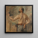 Portrait of the sculptor Friedrich - Lovis Corinth — framed artwork on a wall
