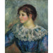 Reproducción del cuadro retrato en busto de joven niña - Pierre-Auguste Renoir