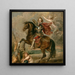 retrato ecuestre del duque de Buckingham - Peter Paul Rubens — cuadro enmarcado en la pared