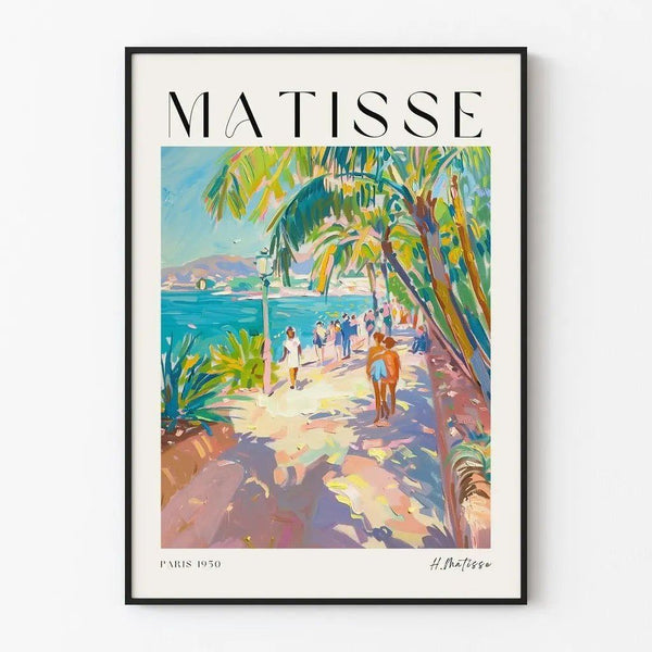 Poster "Stroll along the French Riviera" by Henri Matisse