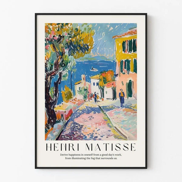 Póster "Camino en el sur de Francia" por Henri Matisse