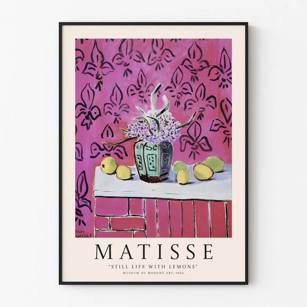 Póster “Naturaleza muerta con limones" por Henri Matisse