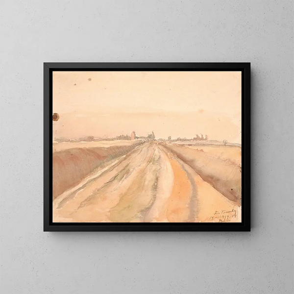 Frère Taarnby - Poul Simon Christiansen — framed artwork on a wall