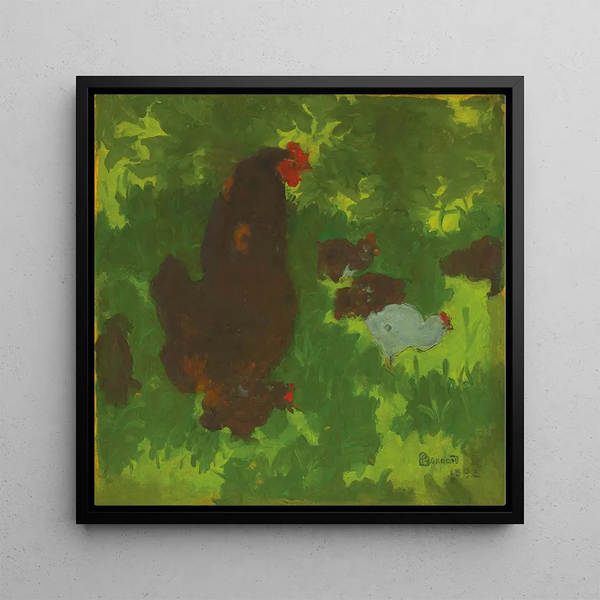Pierre Bonnard - Poule et poussins.webp