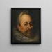 Retrato de Barthélemy Spranger 1546-1611 - Escuela de Praga — cuadro enmarcado en la pared
