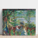 Reproducción del cuadro Cerca del lago - Pierre-Auguste Renoir