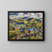 Paisaje del Maine - Preston Dickinson — cuadro enmarcado en la pared