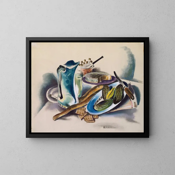 Still life - Preston Dickinson — framed artwork on a wall