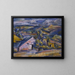 Las Colinas - Preston Dickinson — cuadro enmarcado en la pared