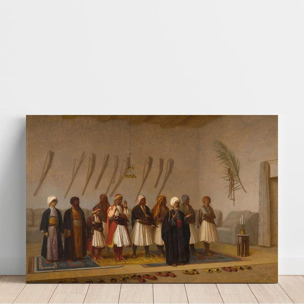 Reproduction of the painting Prayer in the House of the Chief Arnaut - Jean-Léon Gérôme