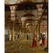 Reproducción del cuadro oración en la mezquita - Jean-Léon Gérôme