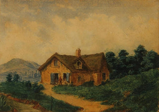 Prilidiano Pueyrredn - Paisaje Granja europea.webp