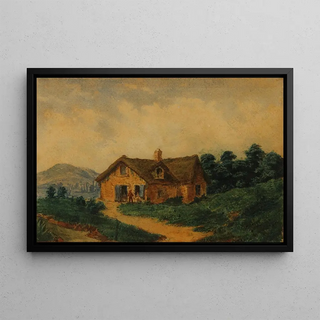 Prilidiano Pueyrredn - Paisaje Granja europea.webp