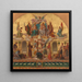 Project for the main work created in large dimensions in the Sainte-Anne parish church in Baumgarten, Vienna - Hans Zatzka — framed artwork on a wall